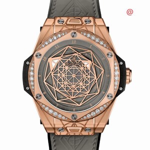 Hublot BIG BANG 465.OS.7048.VR.1204.MXM20 Automatic 18kt Rose Gold & Diamonds Gray