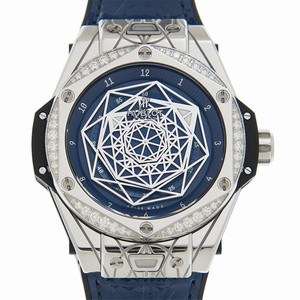 Hublot BIG BANG 465.SS.7179.VR.1204.MXM19  Automatic Stainless Steel & Diamonds Blue 