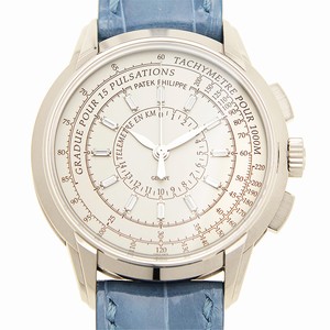 Patek Philippe ANNIVERSARY SERIES 4675G-001 Automatic 18kt White Gold Silver