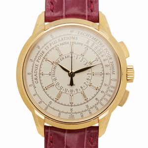 Patek Philippe ANNIVERSARY SERIES 4675R-001 Automatic 18kt Rose Gold Silvery & White