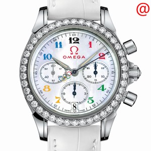 Omega SPECIALITIES 4876.70.36 Automatic Stainless Steel & Diamonds White