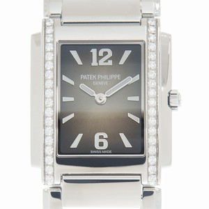 Patek Philippe TWENTY-4 4910/1200A-010 Quartz Stainless Steel & Diamonds Black
