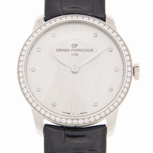 Girard Perregaux 1966 49528D11A172-CB6A Automatic Stainless Steel & Diamonds Silver
