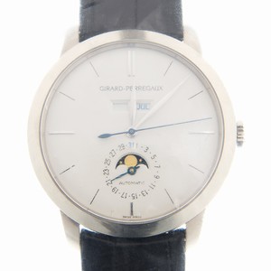 Girard Perregaux GIRARD-PERREGAUX 1966 49535-53-152-BK6A Automatic 18kt White Gold Silvery & White