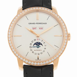 Girard Perregaux 1966 49535-D52-A151-BK6A Automatic 18kt Rose Gold & Diamonds White