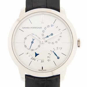 Girard Perregaux GIRARD-PERREGAUX 1966 49538-53-133-BK6A Automatic 18kt White Gold Silvery & White