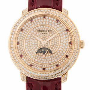 Patek Philippe COMPLICATIONS 4968/400R-001 Manual Wind 18kt Rose Gold & Diamonds Silver