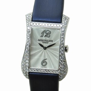 Patek Philippe GONDOLO 4972G-001 Quartz 18kt White Gold & Diamond Gray
