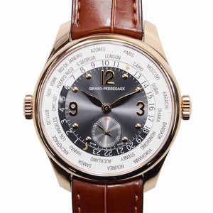 Girard Perregaux  49865-52-251-BACA Automatic 18kt Rose Gold Dark grey 