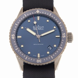Blancpain FIFTY FATHOMS 5000-0240-NAOA Automatic Ceramic Blue 