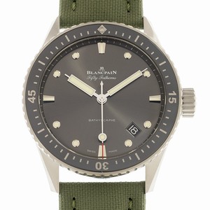 Blancpain FIFTY FATHOMS 5000-1110-K52A Automatic Stainless Steel Gray