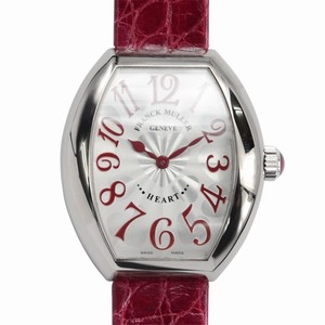 Franck Muller HEART 5002 M QZ (OG) Quartz 18kt White Gold Silver