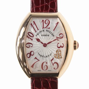 Franck Muller HEART 5002 M QZ C4 CD (5N) Quartz 18kt Rose Gold Silver