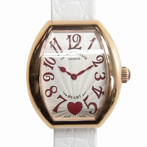 Franck Muller HEART 5002 M QZ C 6H (5N) Quartz 18kt Rose Gold Silver