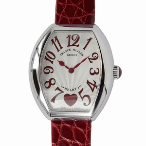 Franck Muller HEART 5002 M QZ C 6H (OG) Quartz 18kt White Gold Silver