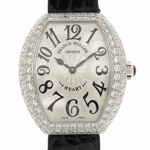 Franck Muller HEART 5002 M QZ D2 (OG) Quartz 18kt White Gold & Diamond White