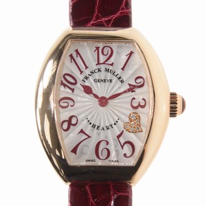 Franck Muller HEART 5002 S QZ C4 CD (5N) Quartz 18kt Rose Gold Silver