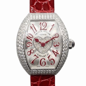 Franck Muller HEART 5002 S QZ D3 1P (OG) Quartz 18kt White Gold & Diamond Silver