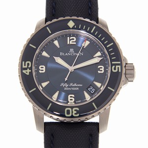 Blancpain FIFTY FATHOMS 5015-12B40-52A Automatic PVD Titanium Blue 