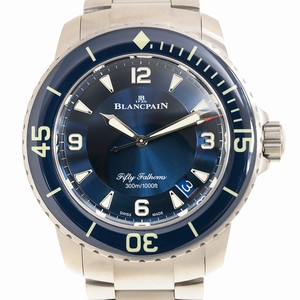Blancpain FIFTY FATHOMS 5015-12B40-98B Automatic Titanium Blue 