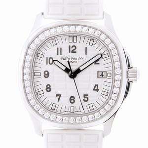 Patek Philippe AQUANAUT 5067A-024 Quartz Stainless Steel & Diamonds White