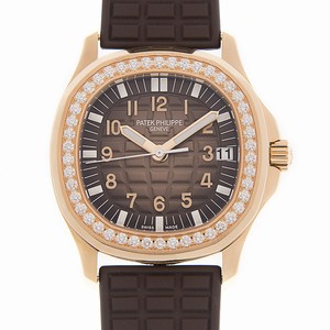 Patek Philippe AQUANAUT 5068R-001 Automatic 18kt Rose Gold & Diamonds Gray