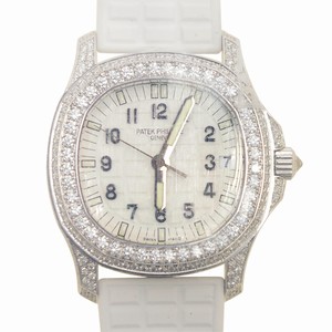 Patek Philippe AQUANAUT 5069G-011 Automatic 18kt White Gold & Diamond Silvery & White