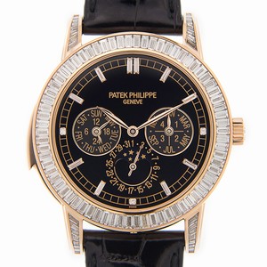 Patek Philippe GRAND COMPLICATIONS 5073R-001 Automatic 18kt Rose Gold & Diamonds Black