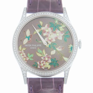 Patek Philippe RARE HANDCRAFTS 5077/100G-025 Automatic 18kt White Gold & Diamond Purple