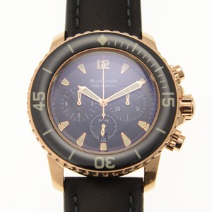 Blancpain FIFTY FATHOMS 5085F-3630-52A Automatic 18kt Rose Gold Black