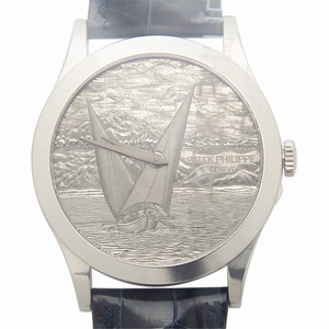 Patek Philippe CALATRAVA 5089G-015 Automatic 18kt White Gold Silver