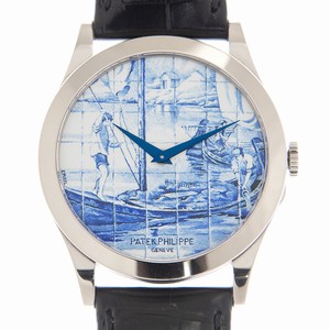 Patek Philippe RARE HANDCRAFTS 5089G-060 Automatic 18kt White Gold Blue 