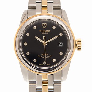 Tudor GLAMOUR DATE 51003-68013-10DI-BK Automatic Stainless Steel Black