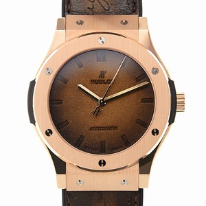 Hublot CLASSIC FUSION 511.OX.00500.VR.BER16 Automatic 18kt Rose Gold Dark Brown 