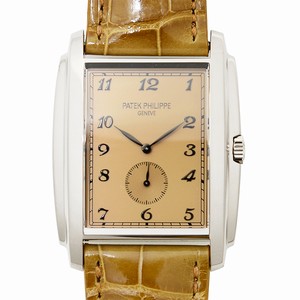Patek Philippe GONDOLO 5124G-001 Manual Wind 18kt White Gold Beige