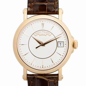Patek Philippe CALATRAVA 5153R-001 Automatic 18kt Rose Gold Silvery & White