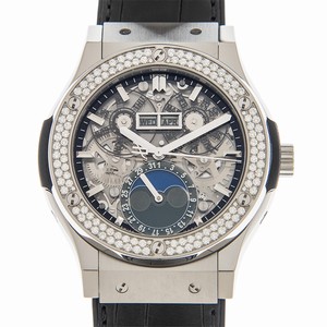 Hublot CLASSIC FUSION 517.NX.0170.LR.1104 Automatic Titanium & Diamond Transparent