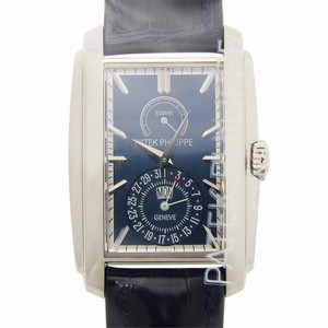 Patek Philippe GONDOLO 5200G-001 Manual Wind 18kt White Gold Blue 