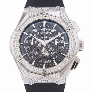 Hublot CLASSIC FUSION 525.NX.0170.RX.1804.ORL18 Automatic Titanium & Diamond Transparent Skull