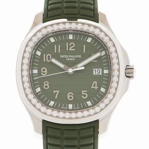 Patek Philippe AQUANAUT 5267/200A-011 Quartz Stainless Steel & Diamonds Green