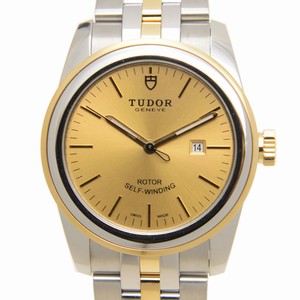 Tudor GLAMOUR DATE 53003-68033-CH Automatic 18kt Gold & Steel Gold