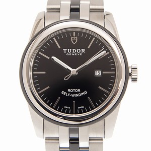 Tudor GLAMOUR DATE 53010N-68030N-BK Automatic Stainless Steel Black