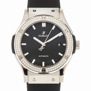 Hublot CLASSIC FUSION 542.NX.1171.RX.1104 Automatic Titanium & Diamond Black