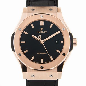 Hublot CLASSIC FUSION 542.OX.1181.LR Automatic 18kt Rose Gold Black
