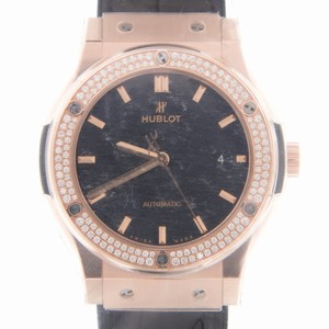 Hublot CLASSIC FUSION 542.OX.1181.LR.1104 Automatic 18kt Rose Gold & Diamonds Black