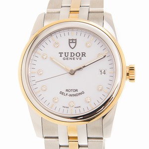 Tudor GLAMOUR DATE 55003-68053-10DI-WT Automatic Gold & Steel White