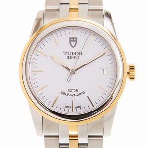Tudor GLAMOUR DATE 55003-68053-WT Automatic 18kt Gold & Steel White