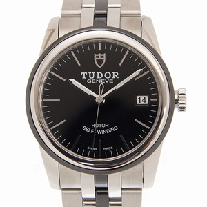 Tudor GLAMOUR DATE 55010N-68050N-BK Automatic Stainless Steel Black