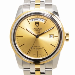 Tudor GLAMOUR DATE 56003-68063-CH Automatic 18kt Gold & Steel Gold