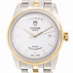 Tudor GLAMOUR DATE 56003-68063-WT Automatic Gold & Steel White